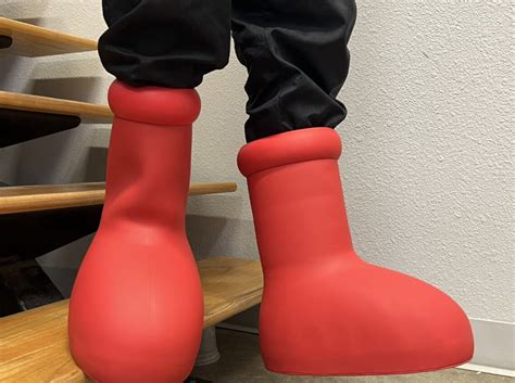 big red boot replicas|mschf red boots duped.